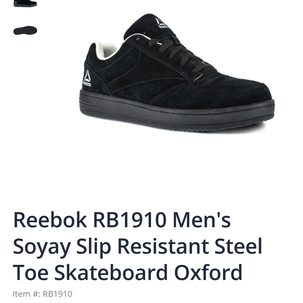 Steel toed shoes
